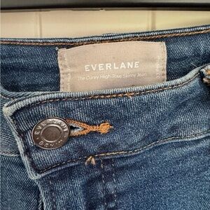 Everlane High Rise Blue Jeans